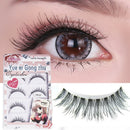 IHW-57 5 pairs Eye lashes Messy Cross Long False eyelashes
