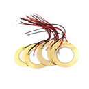 10 PCS 35mm Piezo Elements buzzer Sounder Sensor Trigger Drum Disc+ wire coppe~ï¼ˆ