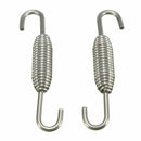 2x Motorcycle Exhaust Mounting Springs Kit Fully Rotatable 64MM Stainless S V6B4