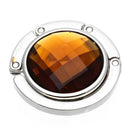 Folding Purse Handbag Holders Crystal Bag Hook Hanger Hold Lady Amber Porta H4F4