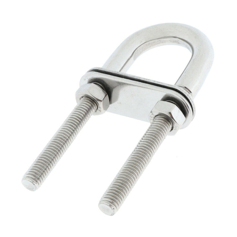 M8*100 Bow Eye Stern Eye, Boat U-Bolt, Marine Grade, 304 SS, Rust-Resistant