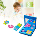 Montessori wooden educational toys mirror picture puzzle children education toys