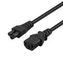 Single C14 To C13 + C5 Y Type Splitter Adapter Cable Socket Adapter