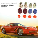 Car A/C R-12 to R-134a Retrofit Conversion Adapter Fitting with 7/16 3/8 Valves