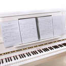 A4 Size Music Score Paper Sheet Note Folder 20 Pages File Music Book Clip