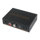 Digital Audio Decoder to Analog 3 Port Optical SPDIF Toslink to L/R RCA 3.5
