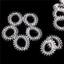10x Clear Elastic Telephone Line Wire Hair Band Ropes Holders Head Accessory OZ