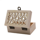 Wooden Box Retro with Lock Desktop Storage Finishing Student Gift Packaging