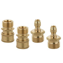 4-Set Durable Quick Connect Coupler Pressure Washer Pipe Adapters [M22x1.5mm]