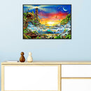 5D DIY Full Drill Diamond Painting Fantasy Landscape Cross Stitch Embroider