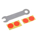 Funny Stainless Steel Hunting Shooting Target with Double Spinners Length 14cm