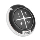 Round 433MHz Remote Control Garage Door Electric Gate Clone Key Fob (1pc) A