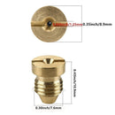 1.25 Mm Foam Cannon Orifice Nozzle Tips, Universal Thread Nozzle Tips For S