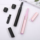 Electric Safe Shaver Eye Eyebrow Trimmer Razor Epilator for Women Pink