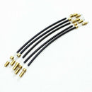5pcs Violin Tail gut Tail cord Gut Cord Nylon with Brass Screw for 3/4 4/4  L8A6