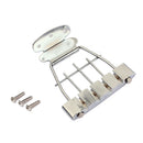 Zinc Alloy 4 String Trapeze Tailpiece with Screws for Archtop Jazz Bass Guitar