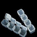 Nail 28 lattice jewelry box can be assembled demolition box nail decoration S8D3