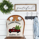 4x Christmas Printed Pillow Case Linen Plaid New Year Throw Cushion Covers