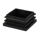 10 Pcs Plastic Square Blanking End Cap Tubing Tube Inserts 38mm x 38mm