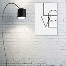 Unframed Modern Art Canvas Oil Painting Nordic Style LOVE Print Wall Decor M