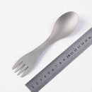 Pure Titanium Outdoor Camping Picnic Hiking Cookware Backpack Spork Spoon For L1