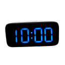 Precision Digital Alarm Clock with LCD Display Backlight Calendar Snooze Blue