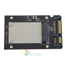 Enclosure mSATA SSD to 2.5" SATA Convertor Adapter Card SSD Case for PC Laptop A