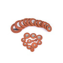 25 Pieces Sax Leather Pads Replacement for Alto Saxophone Saxophone MO