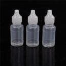 50pcs 10ml Empty Plastic Squeezable Dropper Bottles Eye Liquid Dropper LDPE MO