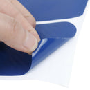 4Pcs/set Blue car door sill scuff  pedal protect carbon fiber stickers lj