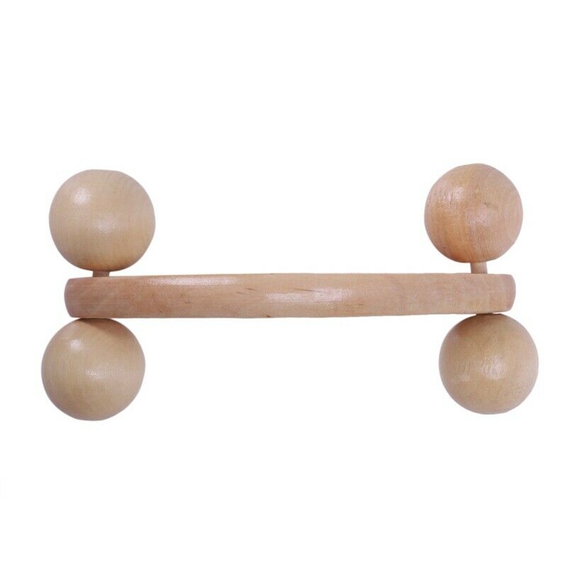 Body Neck Shoulder Handheld Massage Roller Relaxation Massager Tool Z3Y5