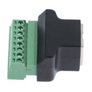 Ethernet RJ45 Female Jack to 8 Pin Screw Terminal Connector Adapter Converter