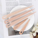 5PCs Wooden Weaving Tapestry Darning Knitting Sewing Needle Big Eye Yarn To 3C