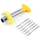 Pineapple Corer Slicer Cutter Peeler Stainless Steel Kitchen Easy Gadget Fruit