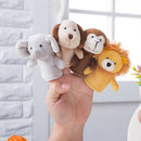 Cartoon Animal Finger Puppets Set Baby Educational Fingers Toys Kids Gift Orange