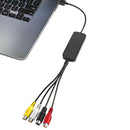 USB2.0 VHS To DVD Live Streaming Digitizes Audio Mini Video Capture Card For PC