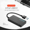 4-Port USB3.0 HUB High Speed Adapter Cable for Multi-device Computer Laptop