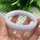 58mm Natural Women's Purple Jade Violet Bracelet Elegant Pretty Bangle Jewelry