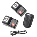 Wireless PT-04GY 4 Channels Flash Trigger Radio With 2 Receivers For Camera
