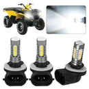 3Pieces Car Rear Fog Light Car Headlights Lamp Tail Box Light 33.5x26x50.5mm