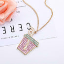 DIY Full Drill Diamond Painting Keychain Cup Necklace Bag Hanging Pendant