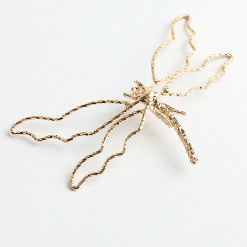 10 Pieces Alloy Butterfly Dragonfly Brooches Pins DIY Wedding Decor Used for