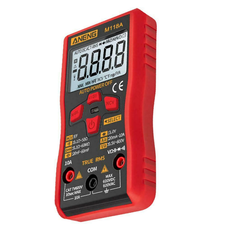 Digital LCD Multimeter Voltmeter Buzzer  Ammeter AC DC Current Circuit