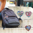 5pcs/set DIY Love Heart Full Drill Special Shaped Diamond Painting Keychain