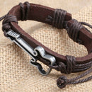 Unique Guitar Shape Girl Boy Braid Bracelet String Band Bangle Coffee