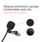 USB Type C Mini Lavalier Microphone Omnidirectional Lapel Clip Mic with Bag A