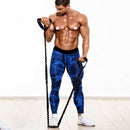 Fitness Pull Rope Latex Resistance Band Cable Gym Sports Equipment (Black)