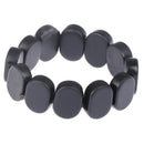 Natural Black Bian Stone Bracelet Carve Black Bianshi Bracelet Jewelry For Me JR