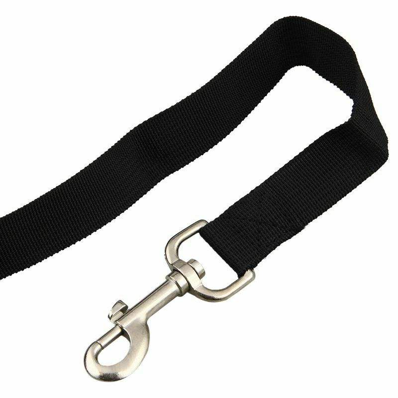 6m Long Dog Pet Puppy Rope Training Lead Leash Obedience Recall Chain black