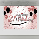 21st Birthday Backdrop Wall Decor Photo Studio Photography Background Cloth A